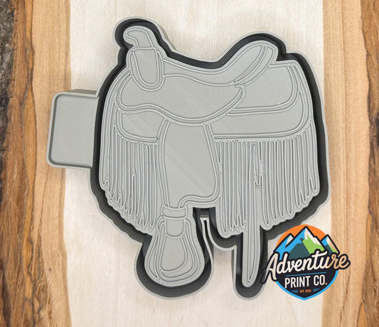 Western Fringe Saddle Mold